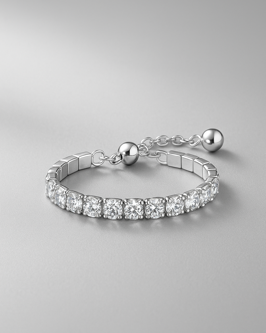 Anillo de Tennis Eternidad Brillante