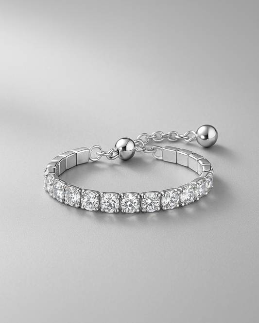 Anillo de Tennis Eternidad Brillante