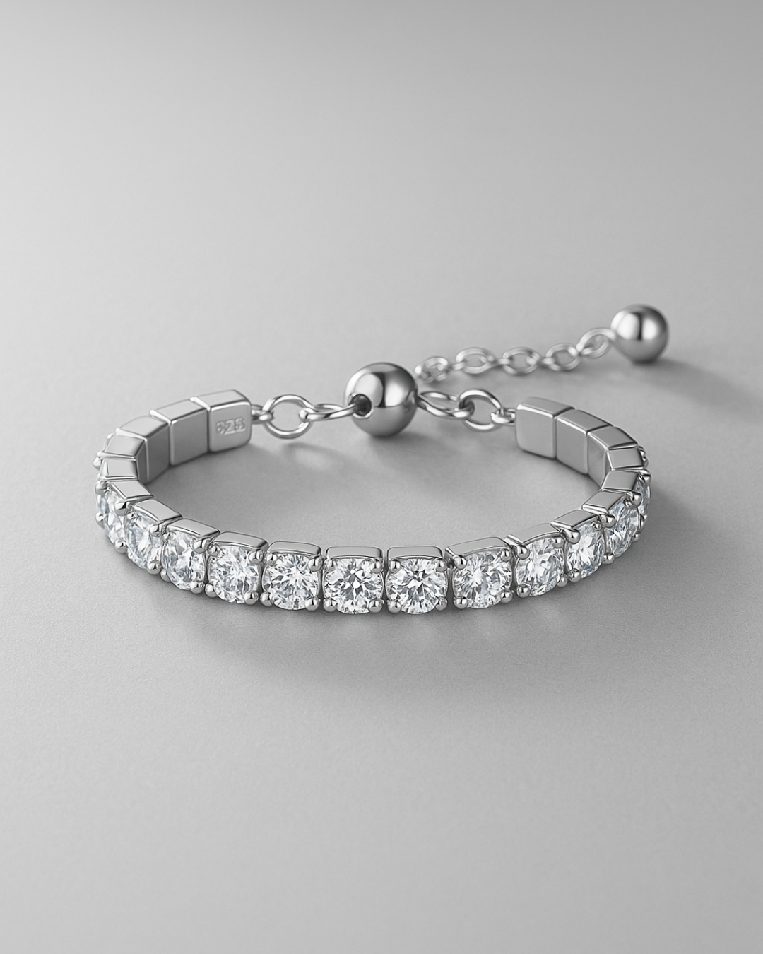 Anillo de Tennis Eternidad Brillante